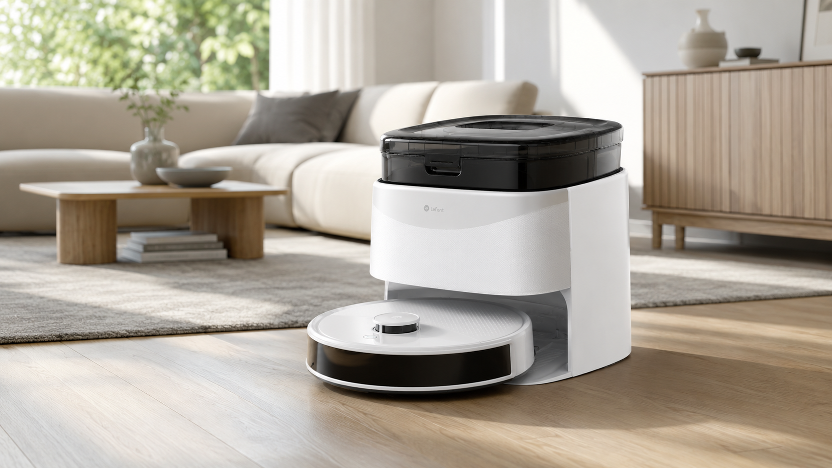 Lefant Robot Vacuum M3L med All-in-One station